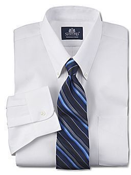 Pin by P R on Men fashion casual shirts  Stafford shirts, Shirt and tie  combinations, Men fashion casual shirts