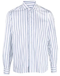 Corneliani Stripe Pattern Long Sleeve T Shirt
