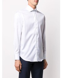 Canali Tailored Long Sleeved Cotton Shirt
