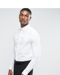 ASOS DESIGN Tall Skinny Shirt In White