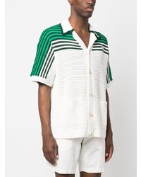 Casablanca Tennis Crochet Knit Shirt