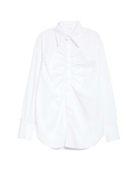 Bianca Saunders Tense Ruched Button Up Shirt