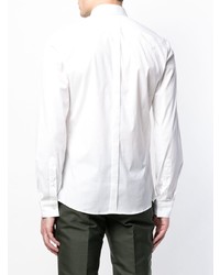 Les Hommes Textured Patch Shirt