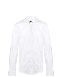 Les Hommes Textured Patch Shirt