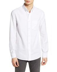 WAX LONDON Thirsk White Oxford Shirt