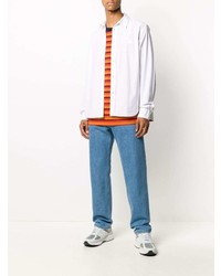 Kenzo Tiger Embroidered Button Front Shirt