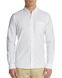 Timo Weiland Max Printed Cotton Sportshirt