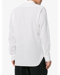 Ann Demeulemeester Tonal Stripe Cotton Shirt
