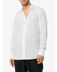 Ann Demeulemeester Tonal Stripe Cotton Shirt