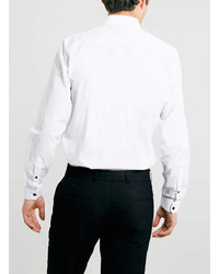 Topman White Button Down Long Sleeve Smart Shirt