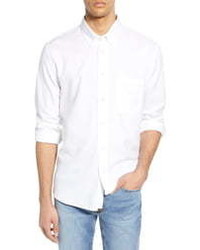 Billy Reid Tuscumbia Standard Fit Cotton Cashmere Shirt