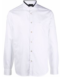 Emporio Armani Two Tone Cotton Shirt