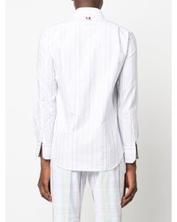 Thom Browne University Stripe Long Sleeve Shirt