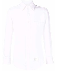 Thom Browne Varsity Piqu Long Sleeved Shirt