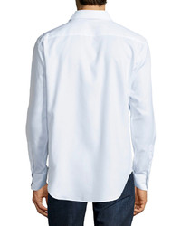 Robert Graham Vienna Long Sleeve Woven Sport Shirt White