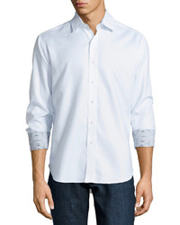Robert Graham Vienna Long Sleeve Woven Sport Shirt White