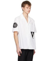 Valentino White Beaded Shirt