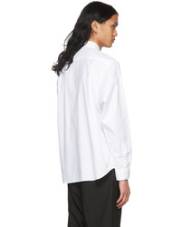 Sophnet. White Big Vertical Paneled Shirt