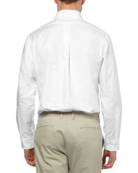 Brooks Brothers White Button Down Cotton Oxford Shirt