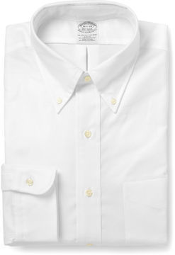 brooks brothers white oxford