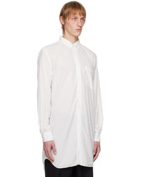 Comme Des Garcons Homme Plus White Buttoned Shirt
