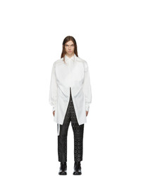 Bed J.W. Ford White Buttonless Shirt