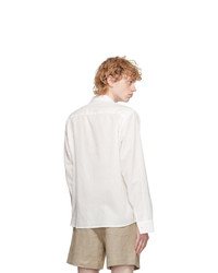 COMMAS White Camp Collar Shirt