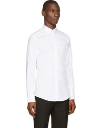Dolce & Gabbana White Classic Gold Fit Button Up Shirt