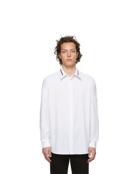 Givenchy White Collar Webbing Shirt