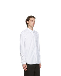 Comme des Garcons Homme White Contrast Stitch Shirt