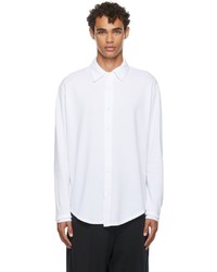 Lady White Co White Cotton Piqu Shirt