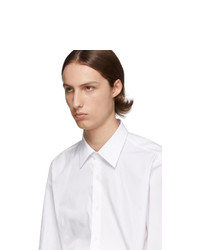 Dries Van Noten White Cotton Poplin Shirt