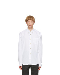 Acne Studios White Cotton Poplin Shirt