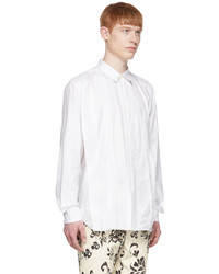 Comme Des Garcons Homme Plus White Cotton Shirt