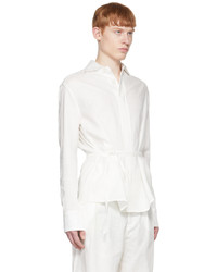 Sebastien Ami White Cotton Shirt