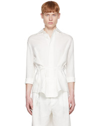 Sebastien Ami White Cotton Shirt