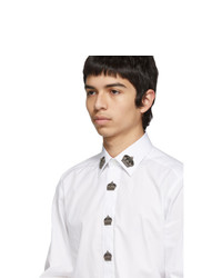 Dolce and Gabbana White Crown Shirt
