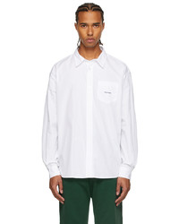 Palmes White Daryl Long Sleeve Shirt