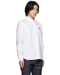 MAISON KITSUNÉ White Dressed Fox Shirt