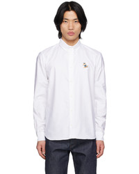 MAISON KITSUNÉ White Dressed Fox Shirt