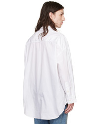 R13 White Drop Neck Shirt