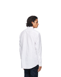 Etro White Embroidered Detail Shirt