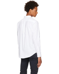 Lacoste White Embroidered Patch Shirt