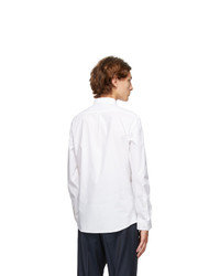Hugo White Ero3 Slim Fit Shirt