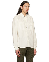 C.P. Company White Flap Pocket Shirt