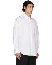 Juun.J White Front Pocket Shirt