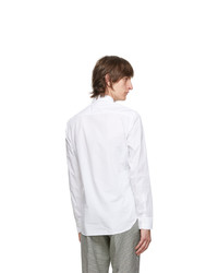 Maison Margiela White Gart Dyed Slim Shirt
