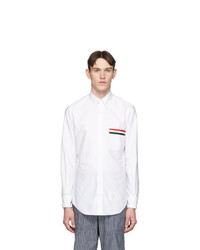 Thom Browne White Gros Pocket Shirt