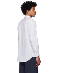 Comme Des Garcons Play White Heart Patch Shirt