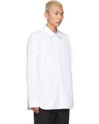 Jil Sander White Heavy Cotton Poplin Shirt